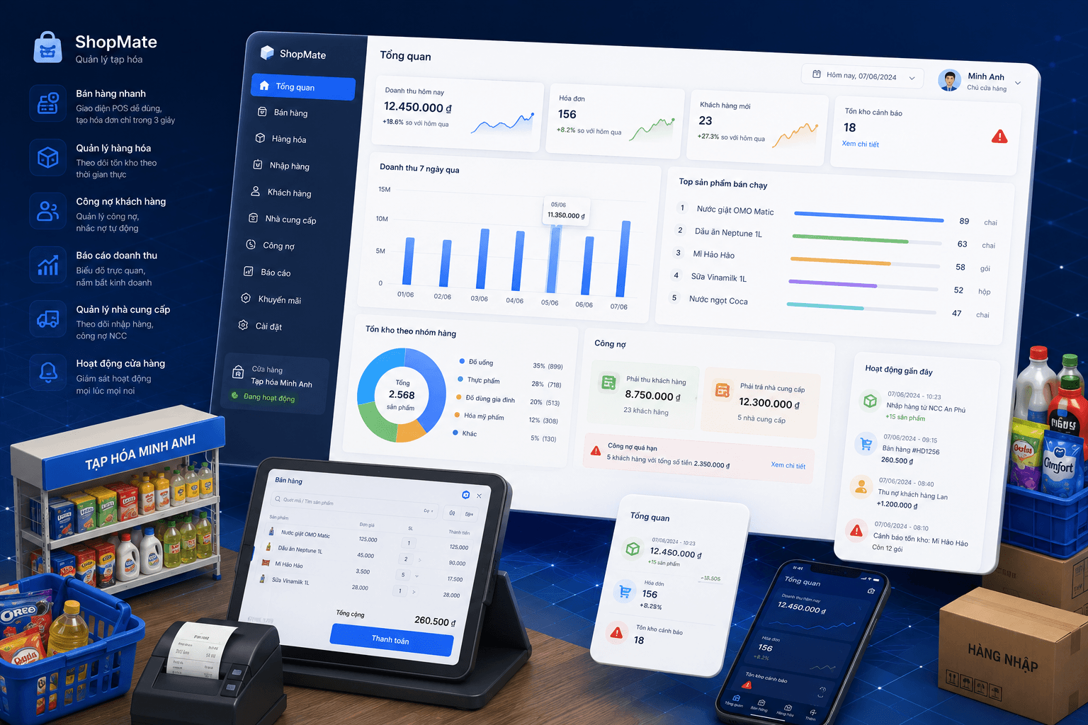 Phần mềm quản lý tạp hóa